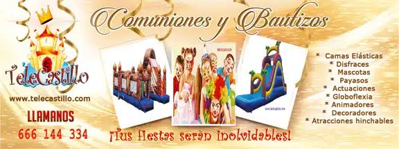 Castillos Hinchables Animaciones Comuniones