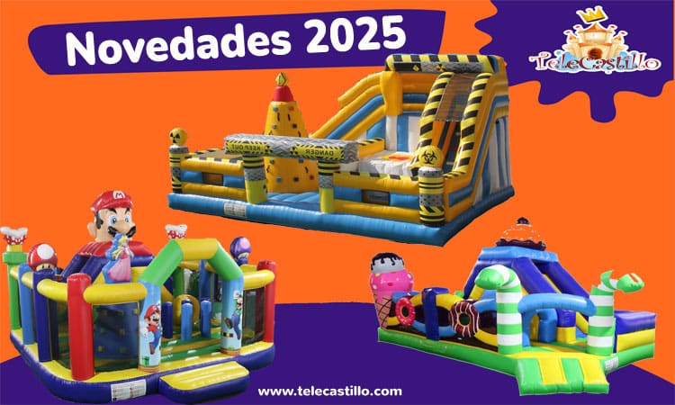 Telecastillo alquiler castillos hinchables Novedad 2025